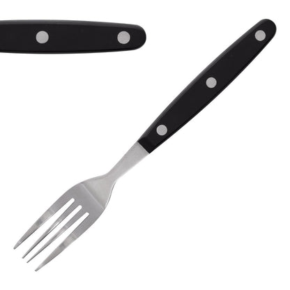 C135 Olympia steakvork zwart heft per (12 stuks)