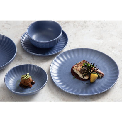 FU204 Olympia Corallite Diepe Kommen Blauw 105mm (12 stuks)