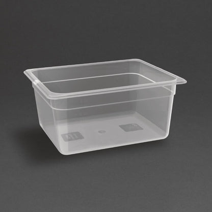 FA824 Nisbets Essentials polypropyleen 1/2 gastronorm bak zonder deksel 15cm