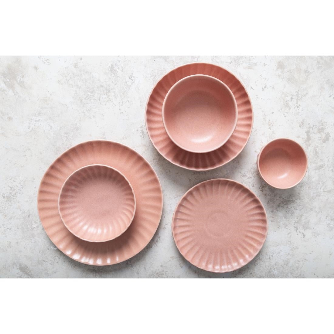 FU217 Olympia Corallite Coupe Schalen Perzik 160mm (6 stuks)