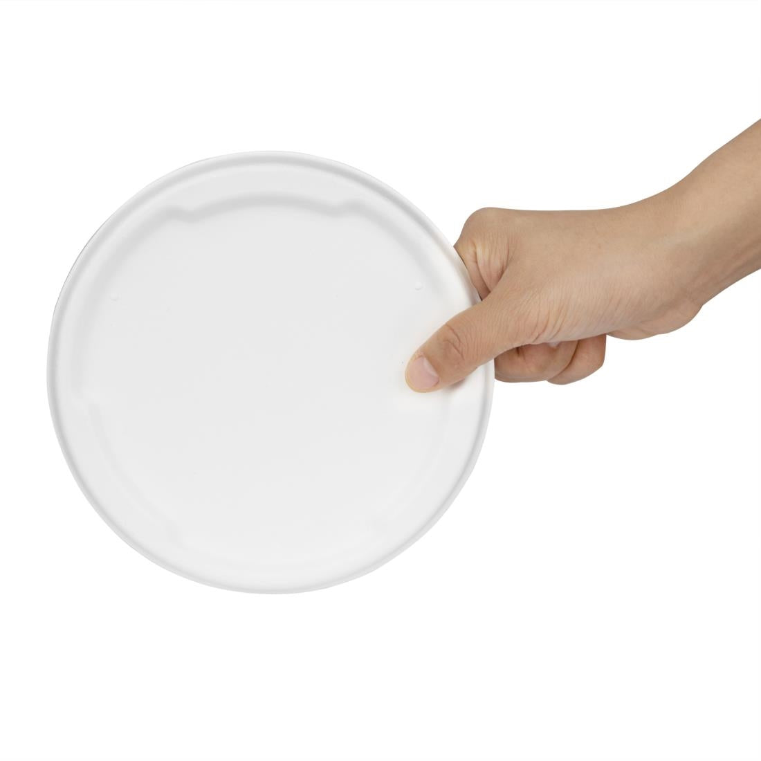 HW027 Fiesta Composteerbare Bagasse Deksel Voor 750/900ml Kom Basen (50 stuks)