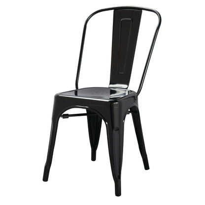 GL331 Bolero Bistro stalen stoel zwart (4 stuks)