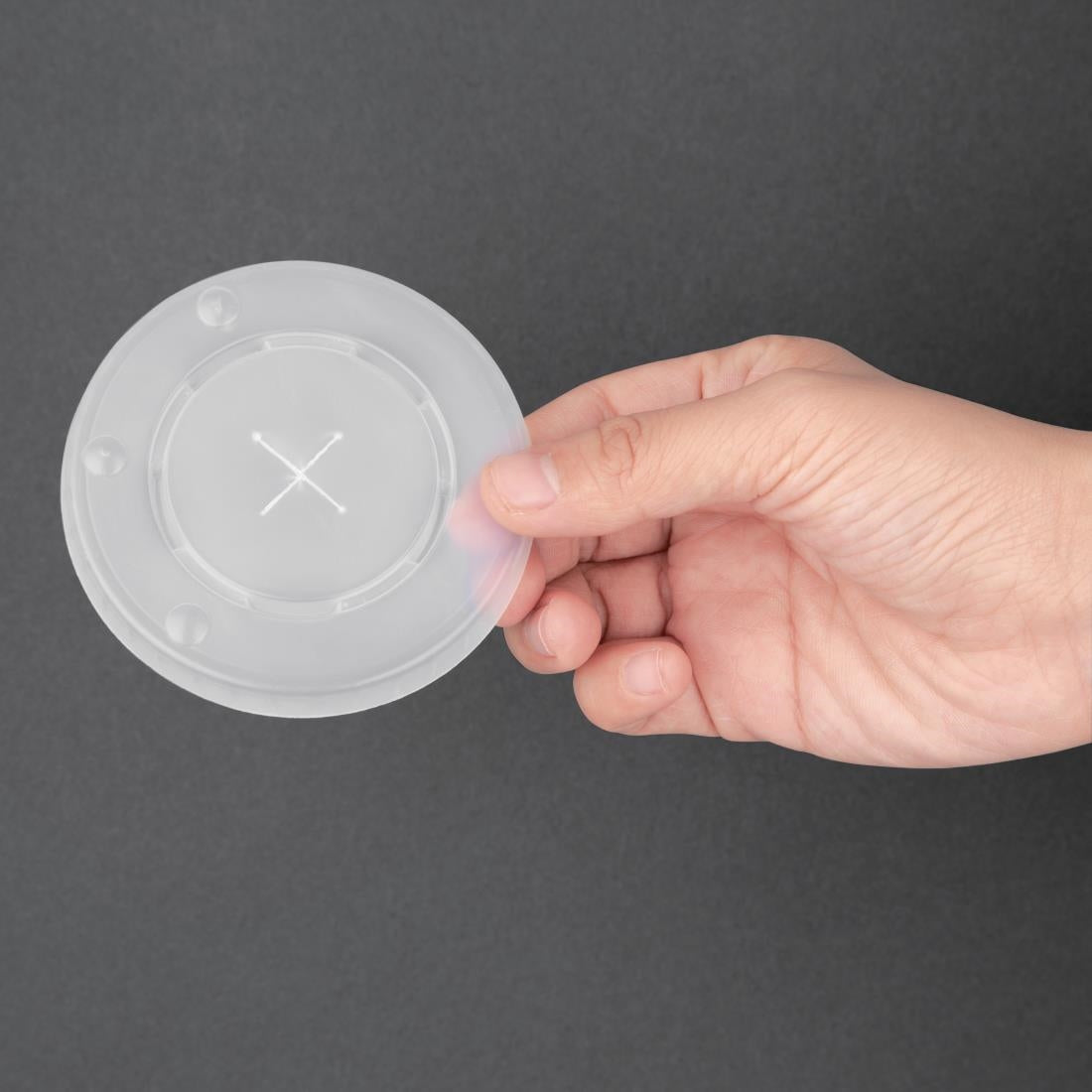 FP783 Fiesta Recyclable polystyreen deksels voor papieren bekers FP780 (1000 stuks)