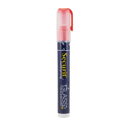 CU774 Securit Waterproof krijtstift (Glas + Krijtbord) in rood met 2-6mm penpunt