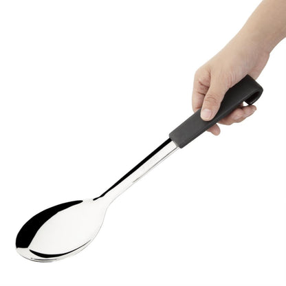 CS910 Vogue zwarte serveerlepel met handvat 340mm