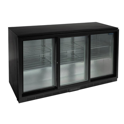 GL013 Polar G-serie laag model barkoeling drie schuifdeuren 320L