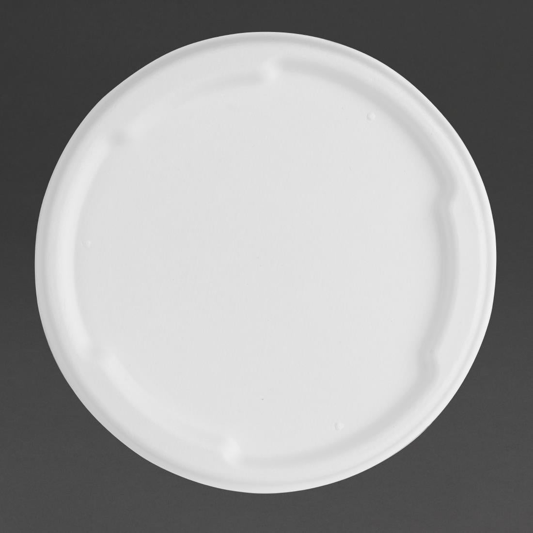 HW027 Fiesta Composteerbare Bagasse Deksel Voor 750/900ml Kom Basen (50 stuks)