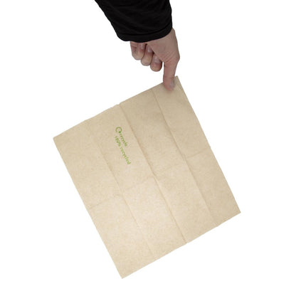 GH030 Composteerbare servetten van kraftpapier 32x30cm (6000 stuks)