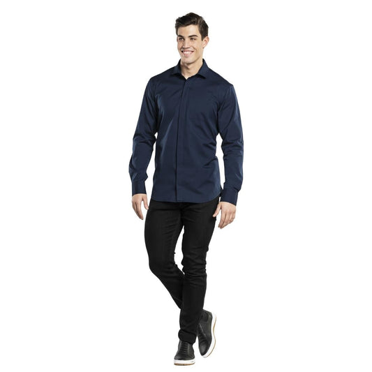 BA135-XL Chaud Devant Heren Ufx Navy Overhemd Xl