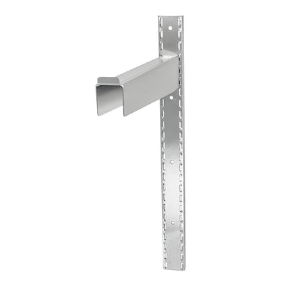 HZ751 Gastro-M complete wandplankenset 2 niveaus 100x40cm - volledige montageset (excl. schroeven)