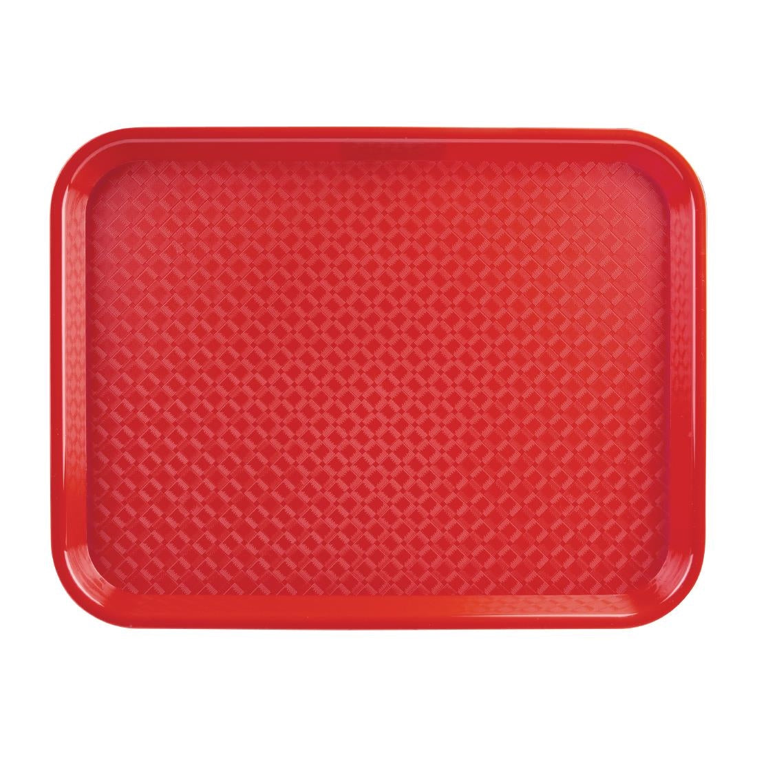 DP213 Olympia Kristallon polypropyleen dienblad rood 34,5x26,5cm