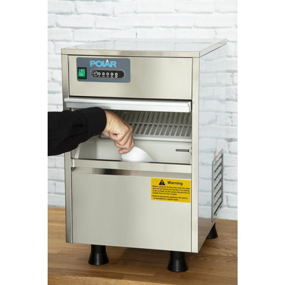 T316 Polar G-serie ijsblokjesmachine 20kg output