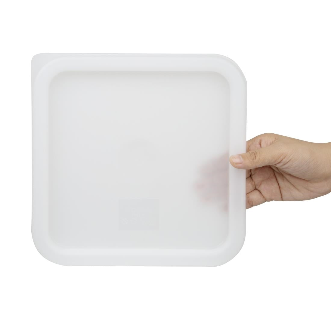 CF050 Hygiplas vierkant deksel wit medium