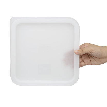 CF050 Hygiplas vierkant deksel wit medium