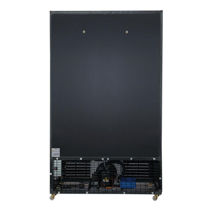 GM814 Polar G-Series Rechtopstaande Schuifdeur Displaykoeling met Lichtbak 950Ltr Zwart