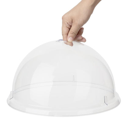 DP792 Olympia Kristallon Pc Koepelvormige Bordafdekking Rond - 303X160mm