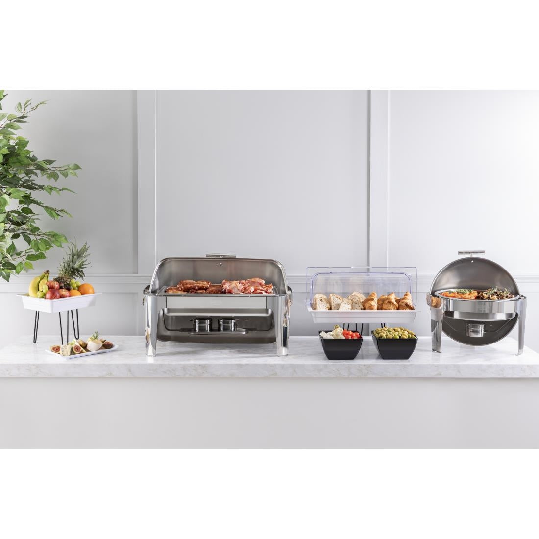 U009 Olympia Paris ronde chafing dish rolltop