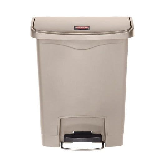 GL021 Rubbermaid Slim Jim Front Step pedaalemmer 30L beige