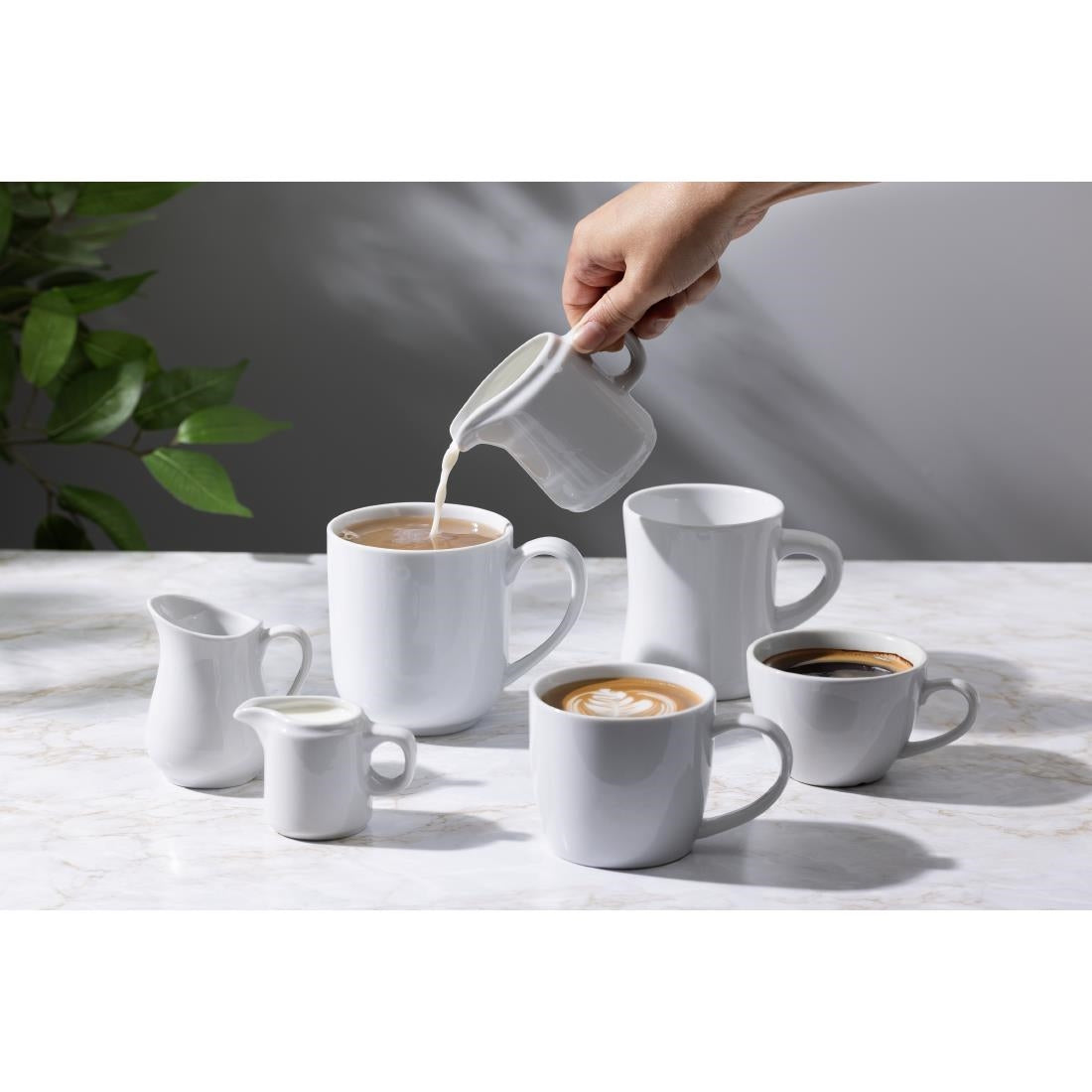 JA349 Olympia Whiteware Mokken 300ml (6 stuks)
