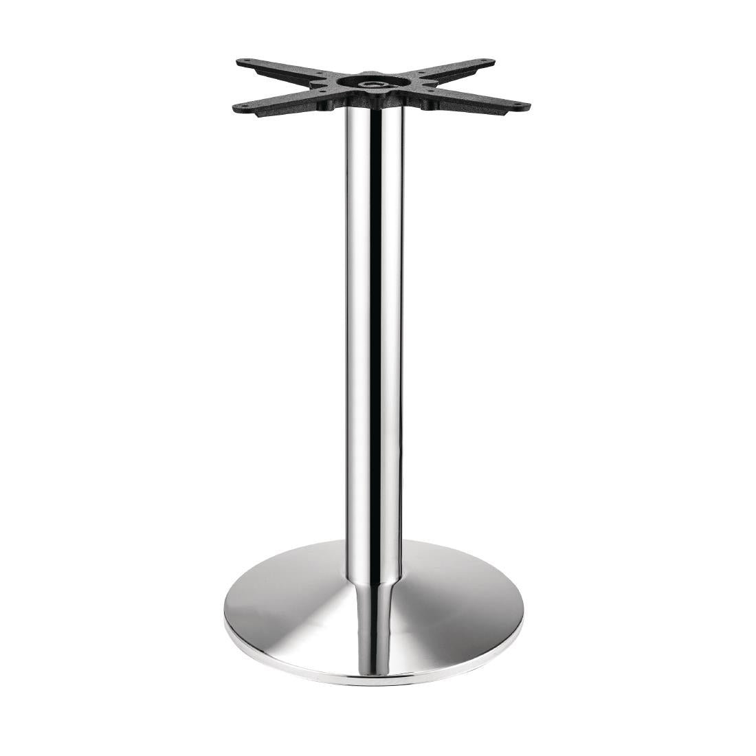 CD214 Bolero verchroomde tafelpoot rond