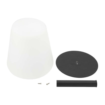 CU907 Tafellamp Securit met drie bevestigbare krijtbordlabels waterbestendig, dimbaar, met geïntegreerde LED en batterij