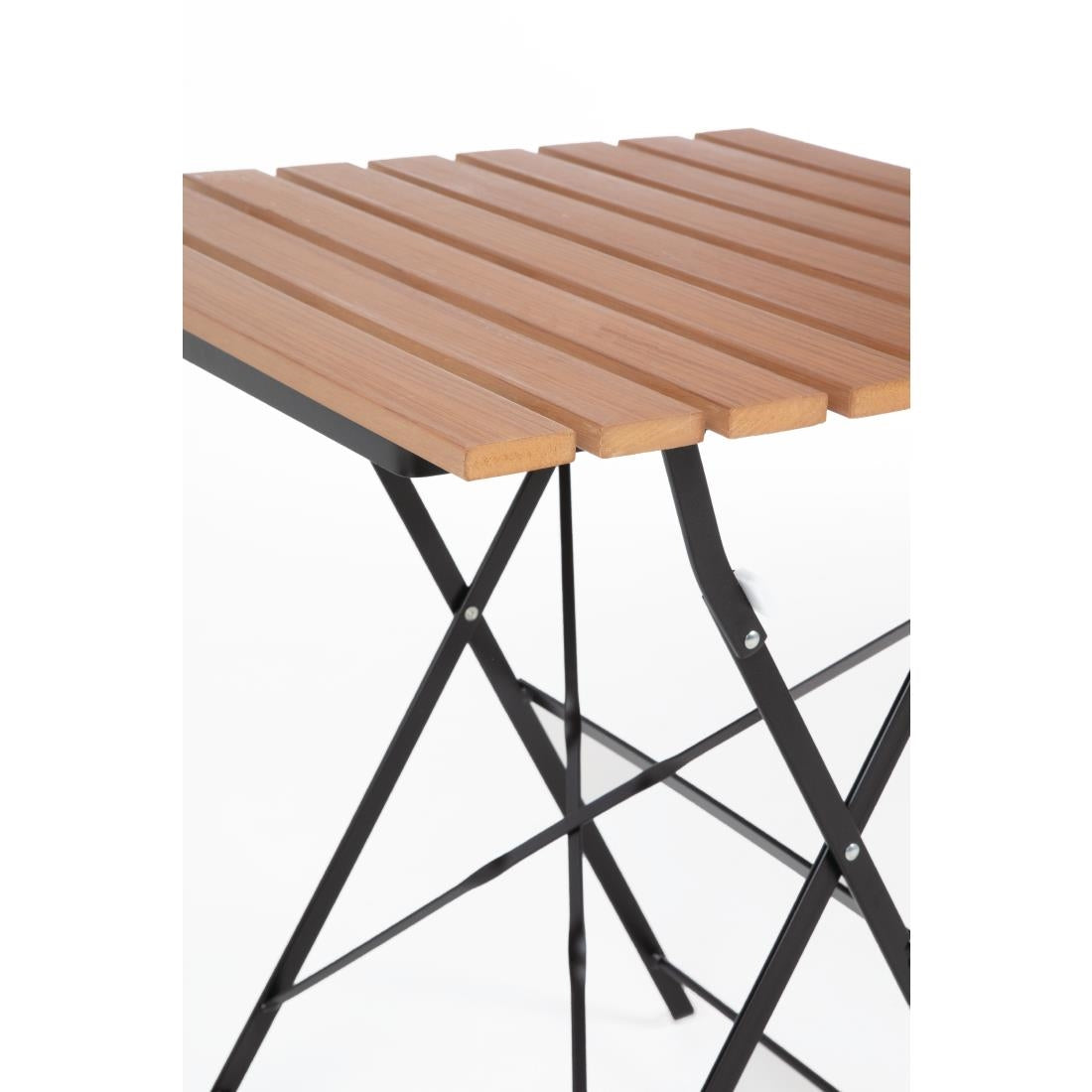 GJ765 Bolero vierkante imitatiehouten tafel 60cm