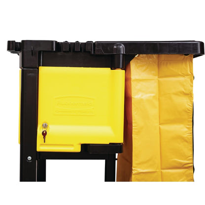 M896 Rubbermaid kist met slot voor schoonmaaktrolley L658