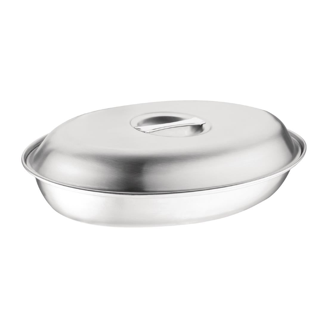 P179 Olympia RVS ovale dekschaal 25,4cm