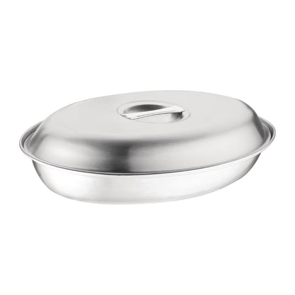 P179 Olympia RVS ovale dekschaal 25,4cm