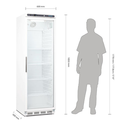 CD087 Polar C-serie display koeling 400L wit