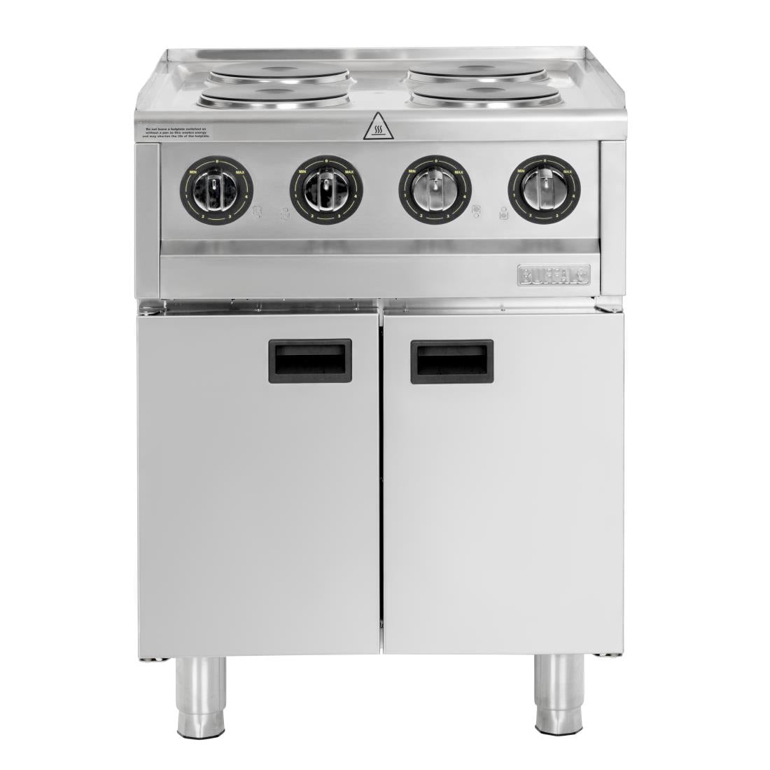 SA801 Buffalo 600 Serie Vrijstaand 4 Plaats Elektrische Kookplaat 7kW