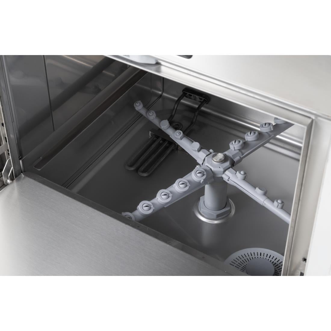 HC518 Buffalo Digitale Ondercounter Vaatwasser Met Afvoerpomp 500mm Mand 3.6Kw