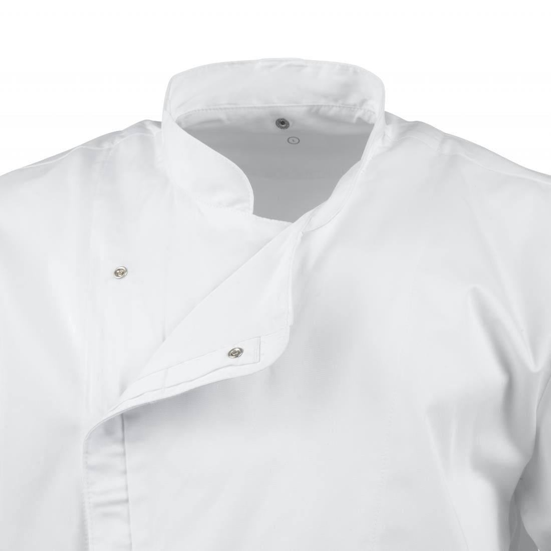 BB669-XL Chef Works Cannes Koksjack Met Korte Mouwen, Maat Xl