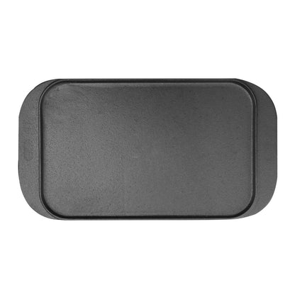 M650 Vogue dubbelzijdige gietijzeren grillplaat glad/ribbel