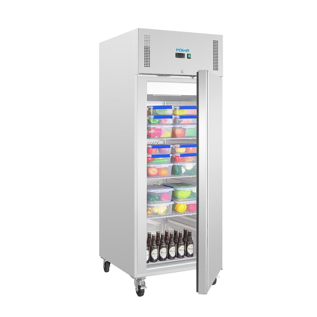 UA050 Polar U-Series enkeldeurs staande koelkast 560Ltr