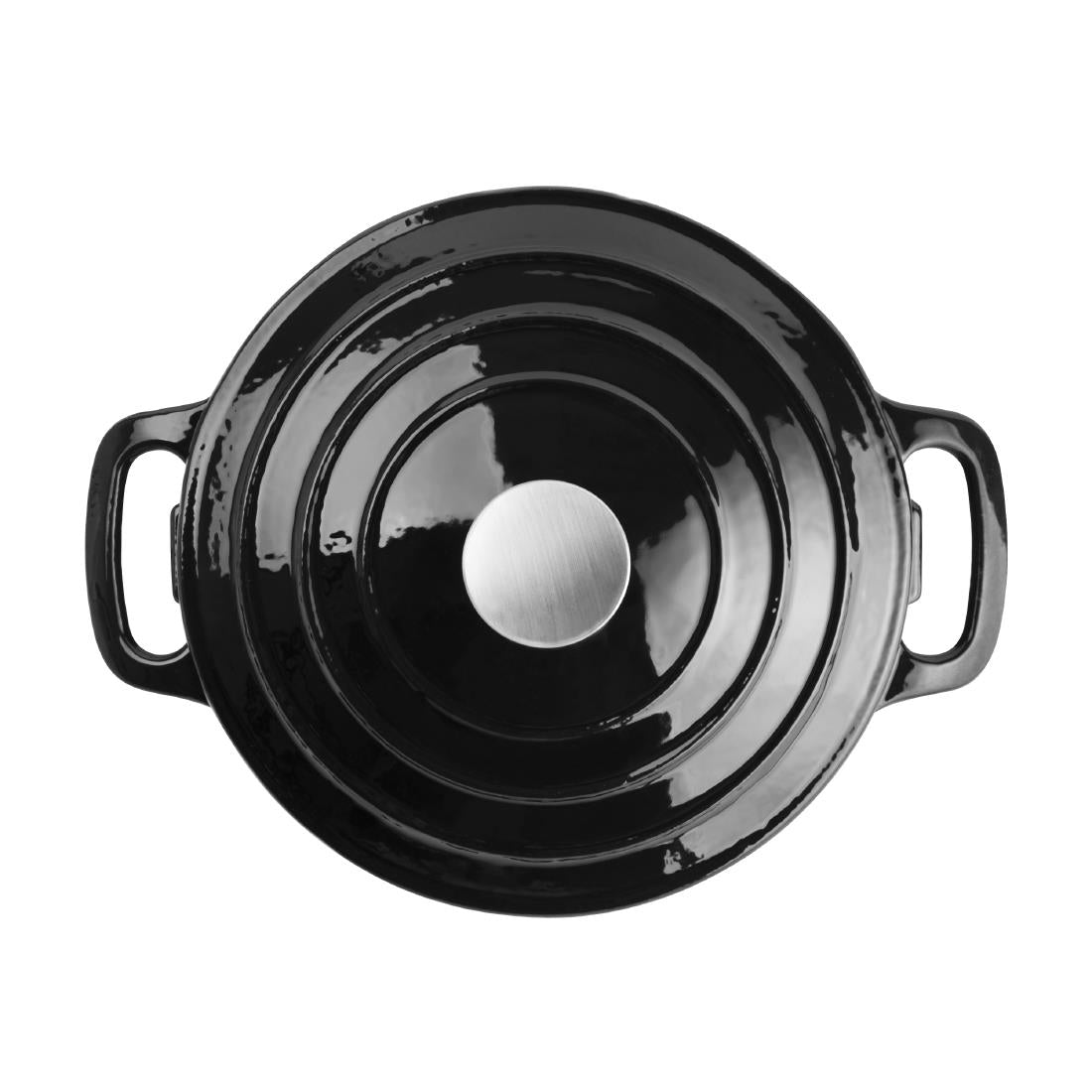 GH300 Vogue ronde inductie braadpan zwart 3,2Ltr