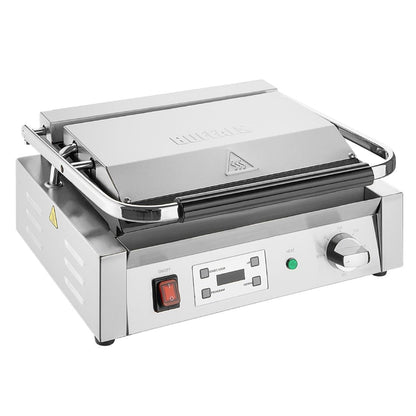 CU607 Buffalo Extra Grote Contactgrill Enkelvoudige Vlakke Plaat