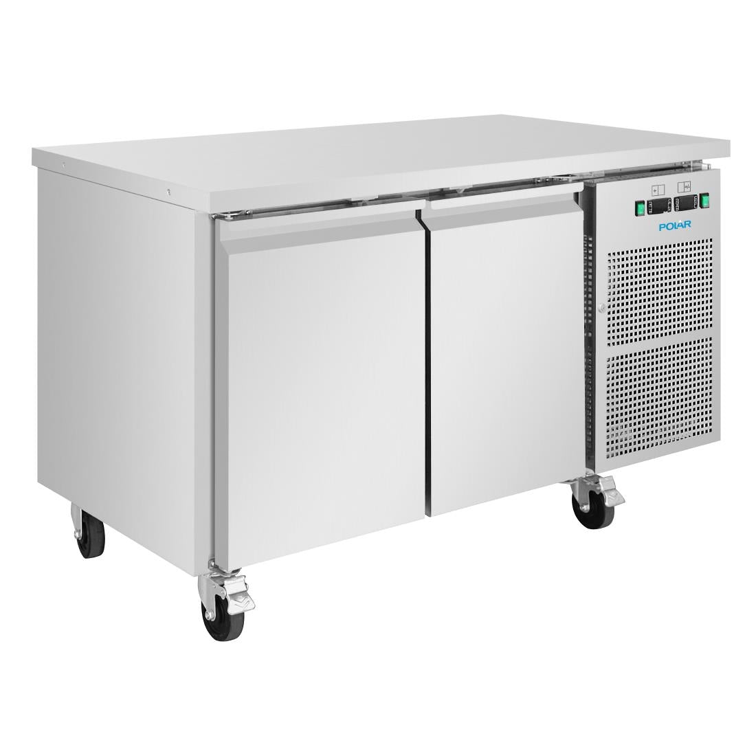 UA086 Polar U-Serie Koel-Vrieswerkbank Met 2 Deuren 124Ltr