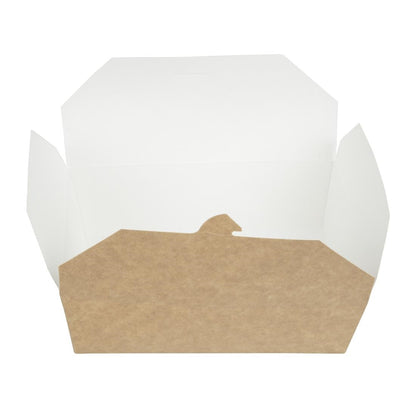 FA365 Colpac recyclebare kraft magnetronbestendige voedseldozen 1950ml (200 stuks)
