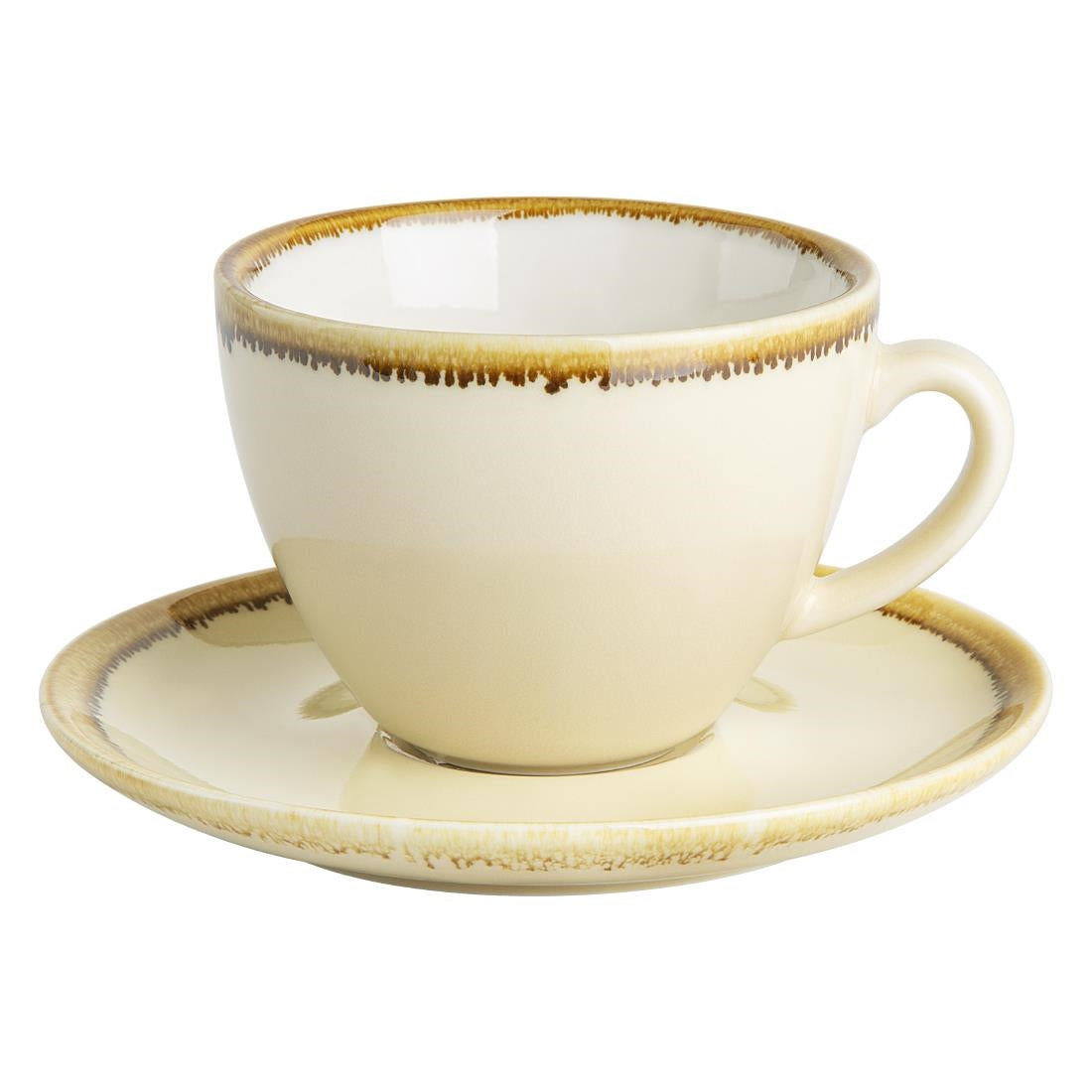GP330 Olympia Kiln cappuccinokopjes zandsteen 23cl (6 stuks)
