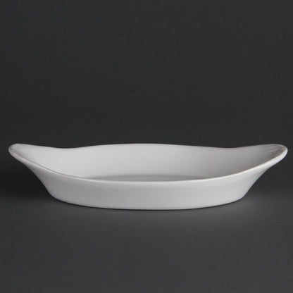 W427 Olympia Whiteware ovale gratineerschalen 23x13cm (6 stuks)