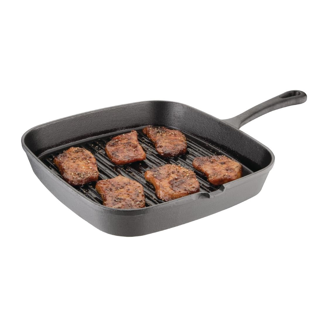 M653 Vogue vierkante gietijzeren inductie grillpan 24,1cm