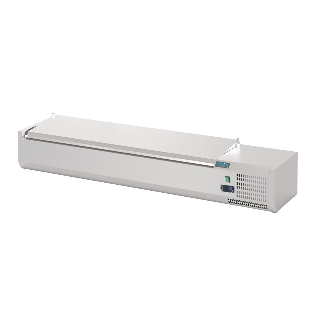 FA855 Polar G-serie opzetkoelvitrine met deksel 7x GN 1/4