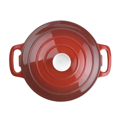 GH304 Vogue ronde inductie braadpan rood 3,2Ltr