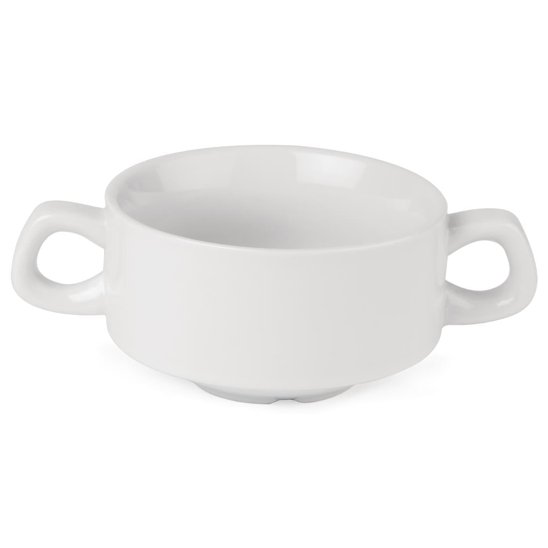 CF369 Olympia Athena Stapelbare Soepkommen 160mm 290ml (12 Stuks)