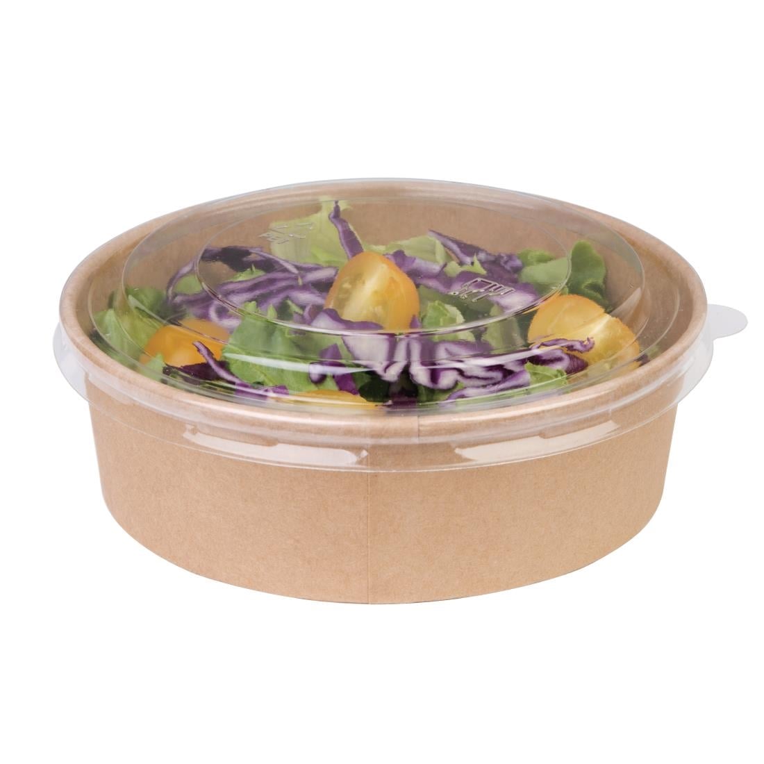 FB196 Fiesta Compostable ronde kraft saladeschaal 50cl (300 stuks)