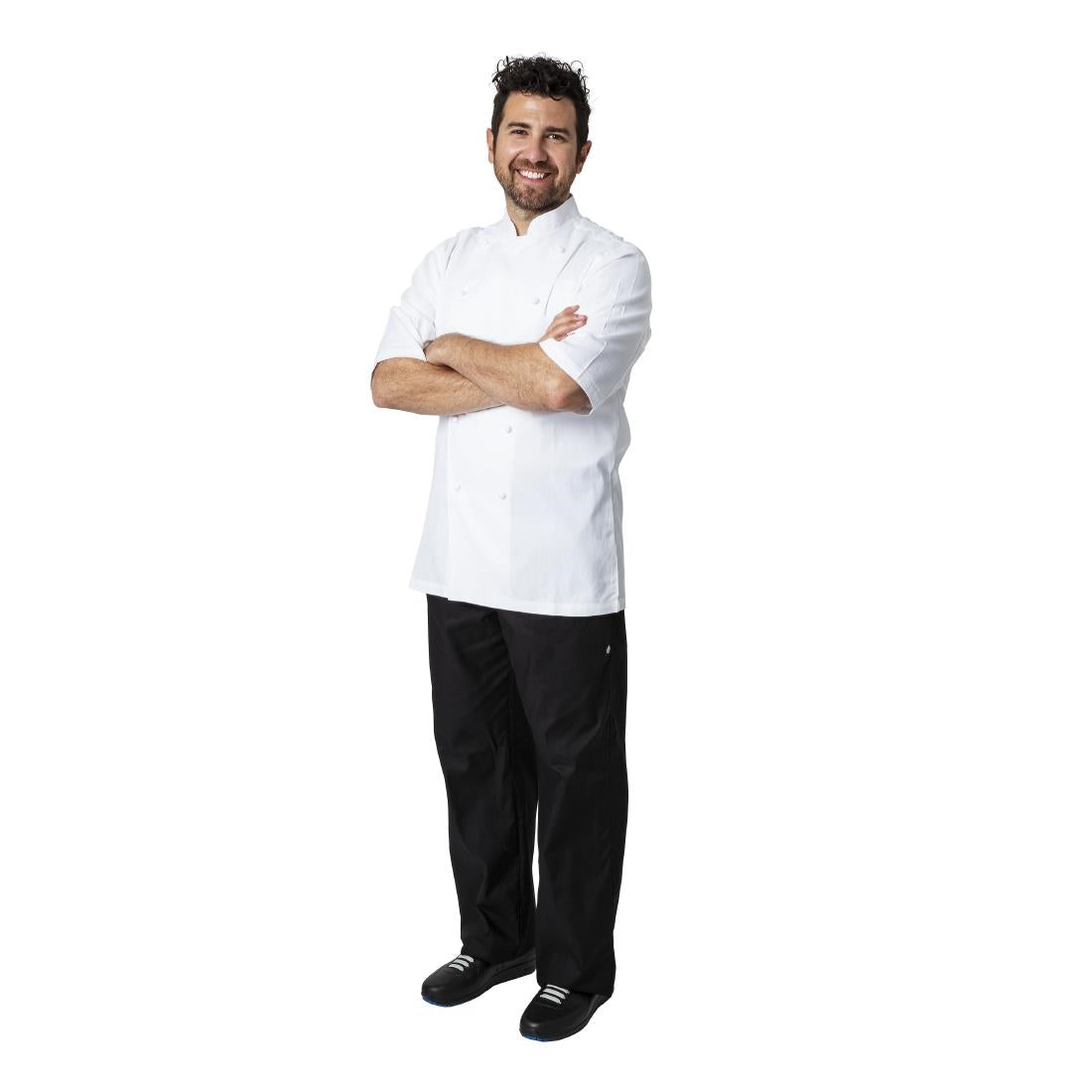 A915-56 Chef Works koksbuis wit maat 56