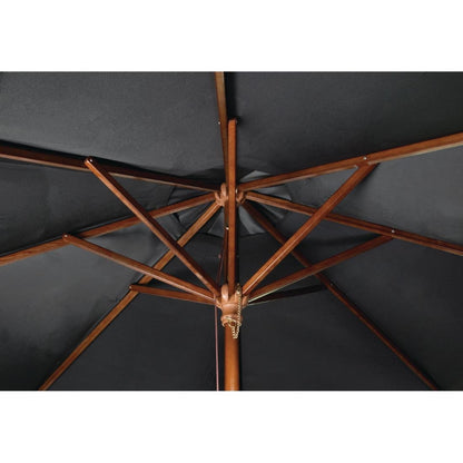 CB514 Bolero ronde parasol zwart 2,5 meter