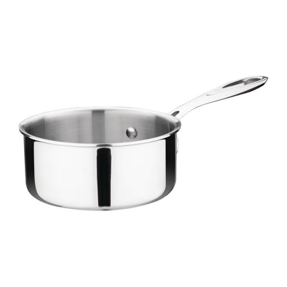 Y244 Vogue roestvrij staal & aluminium tri-wand sauspan 14cm