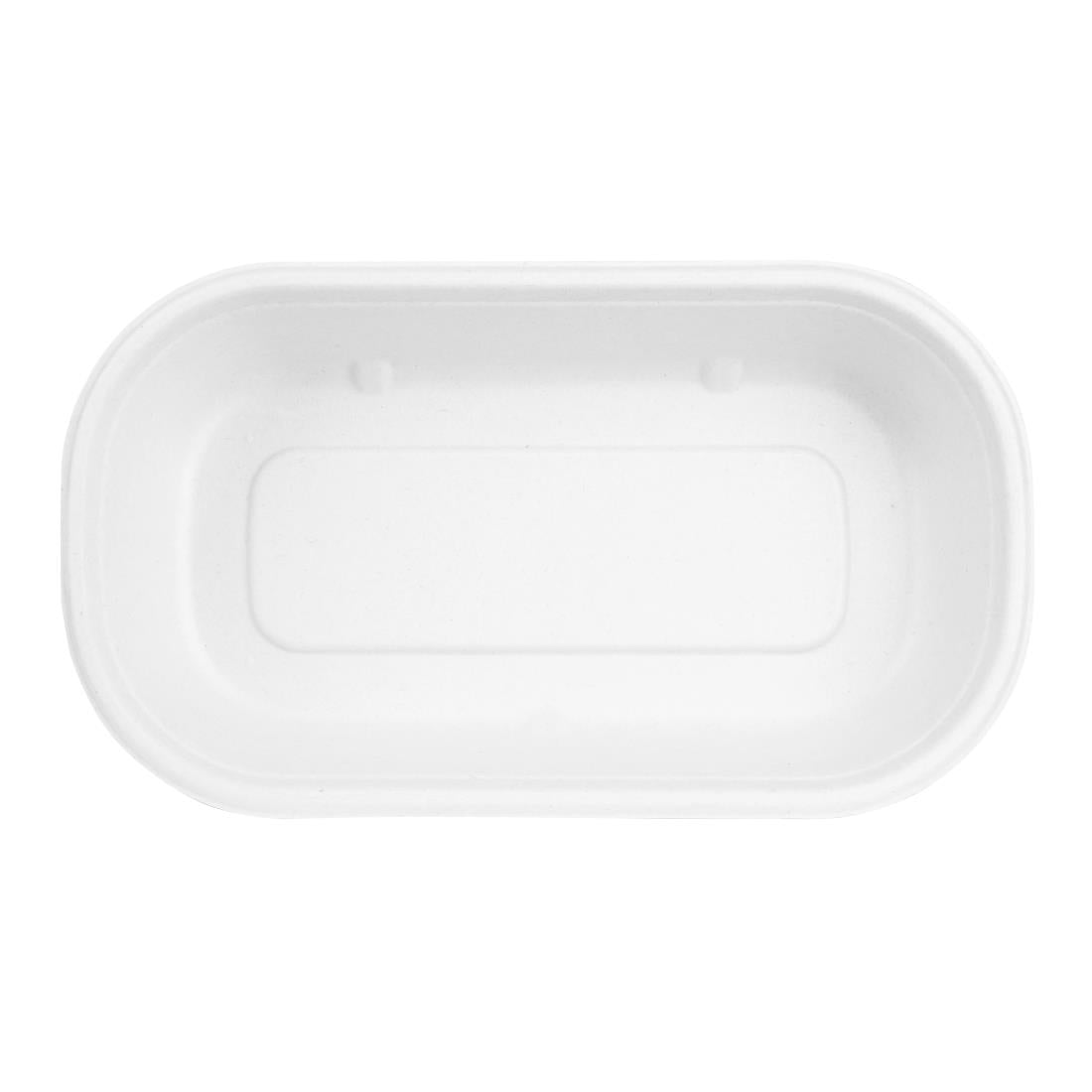 HW627 Fiesta Composteerbare Bagasse Ovale Containers 850ml (100 stuks)